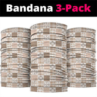 Hawaiian Palaka Quilt Pattern Neck Gaiter Hawaii Culture Bird of Paradise Exotic Motif - Polynesian Pride