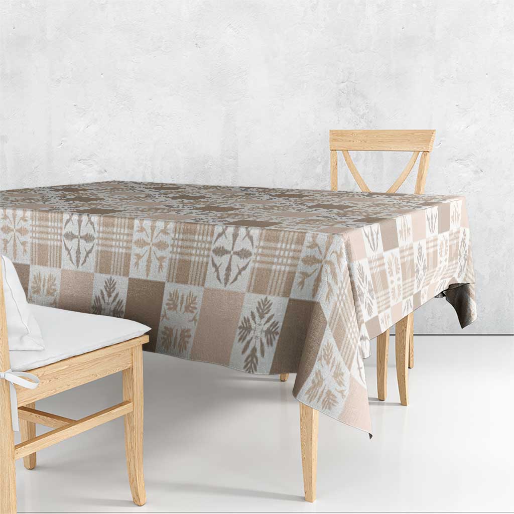 Hawaiian Palaka Quilt Pattern Tablecloth Hawaii Culture Bird of Paradise Exotic Motif - Polynesian Pride