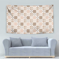 Hawaiian Palaka Quilt Pattern Tapestry Hawaii Culture Bird of Paradise Exotic Motif - Polynesian Pride