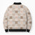 Hawaiian Palaka Quilt Pattern Bomber Puffer Jacket Hawaii Culture Honu Turtle - Polynesian Pride