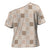 Hawaiian Palaka Quilt Pattern Cross Shoulder Shirt Hawaii Culture Honu Turtle - Polynesian Pride