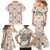 Hawaiian Palaka Quilt Pattern Family Matching Mermaid Dress and Hawaiian Shirt Hawaii Culture Honu Turtle - Polynesian Pride