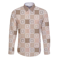 Hawaiian Palaka Quilt Pattern Family Matching Puletasi and Hawaiian Shirt Hawaii Culture Honu Turtle - Polynesian Pride