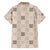 Hawaiian Palaka Quilt Pattern Family Matching Short Sleeve Bodycon Dress and Hawaiian Shirt Hawaii Culture Honu Turtle - Polynesian Pride