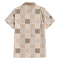 Hawaiian Palaka Quilt Pattern Family Matching Summer Maxi Dress and Hawaiian Shirt Hawaii Culture Honu Turtle LT9 - Polynesian Pride