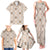 Hawaiian Palaka Quilt Pattern Family Matching Tank Maxi Dress and Hawaiian Shirt Hawaii Culture Honu Turtle - Polynesian Pride