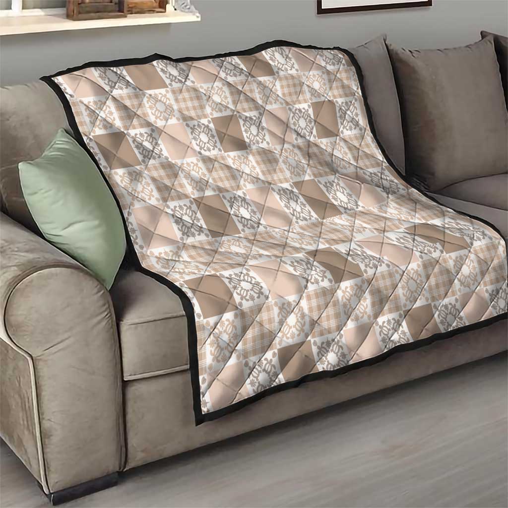 Hawaiian Palaka Quilt Pattern Quilt Hawaii Culture Honu Turtle - Polynesian Pride