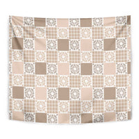 Hawaiian Palaka Quilt Pattern Tapestry Hawaii Culture Honu Turtle - Polynesian Pride