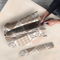 Hawaiian Palaka Quilt Pattern Umbrella Hawaii Culture Honu Turtle - Polynesian Pride