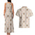 Hawaiian Palaka Quilt Pattern Couples Matching Tank Maxi Dress and Hawaiian Shirt Hawaii Culture Pineapple - Polynesian Pride