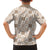 Hawaiian Palaka Quilt Pattern Family Matching Off The Shoulder Long Sleeve Dress and Hawaiian Shirt Hawaii Culture Pineapple - Polynesian Pride