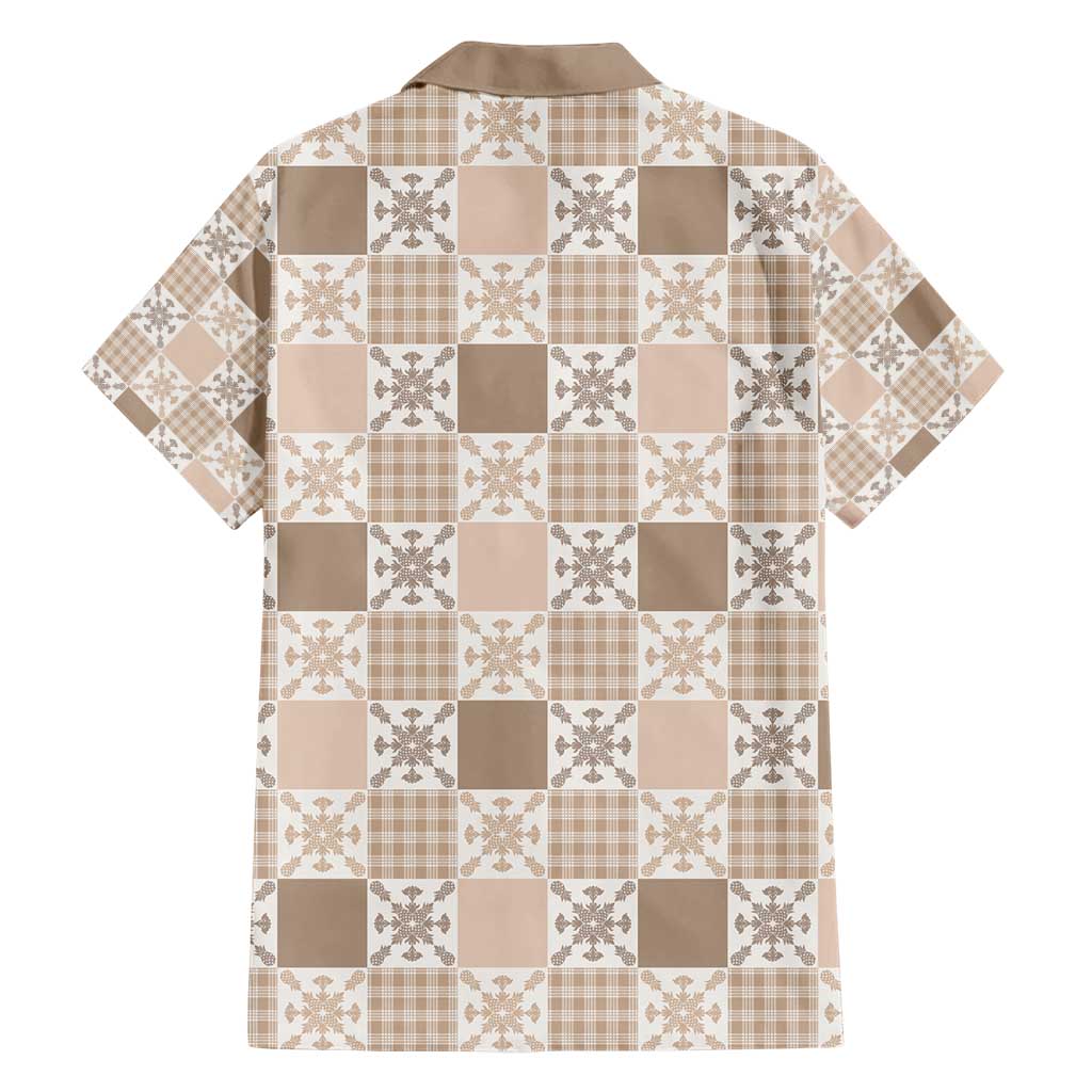 Hawaiian Palaka Quilt Pattern Family Matching Short Sleeve Bodycon Dress and Hawaiian Shirt Hawaii Culture Pineapple LT9 - Polynesian Pride