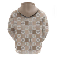 Hawaiian Palaka Quilt Pattern Hoodie Hawaii Culture Pineapple - Polynesian Pride