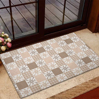 Hawaiian Palaka Quilt Pattern Rubber Doormat Hawaii Culture Pineapple - Polynesian Pride