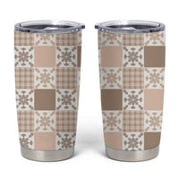 Hawaiian Palaka Quilt Pattern Tumbler Cup Hawaii Culture Pineapple - Polynesian Pride