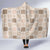 Hawaiian Palaka Quilt Pattern Hooded Blanket Hawaii Culture Tropical Flowers Mix - Polynesian Pride