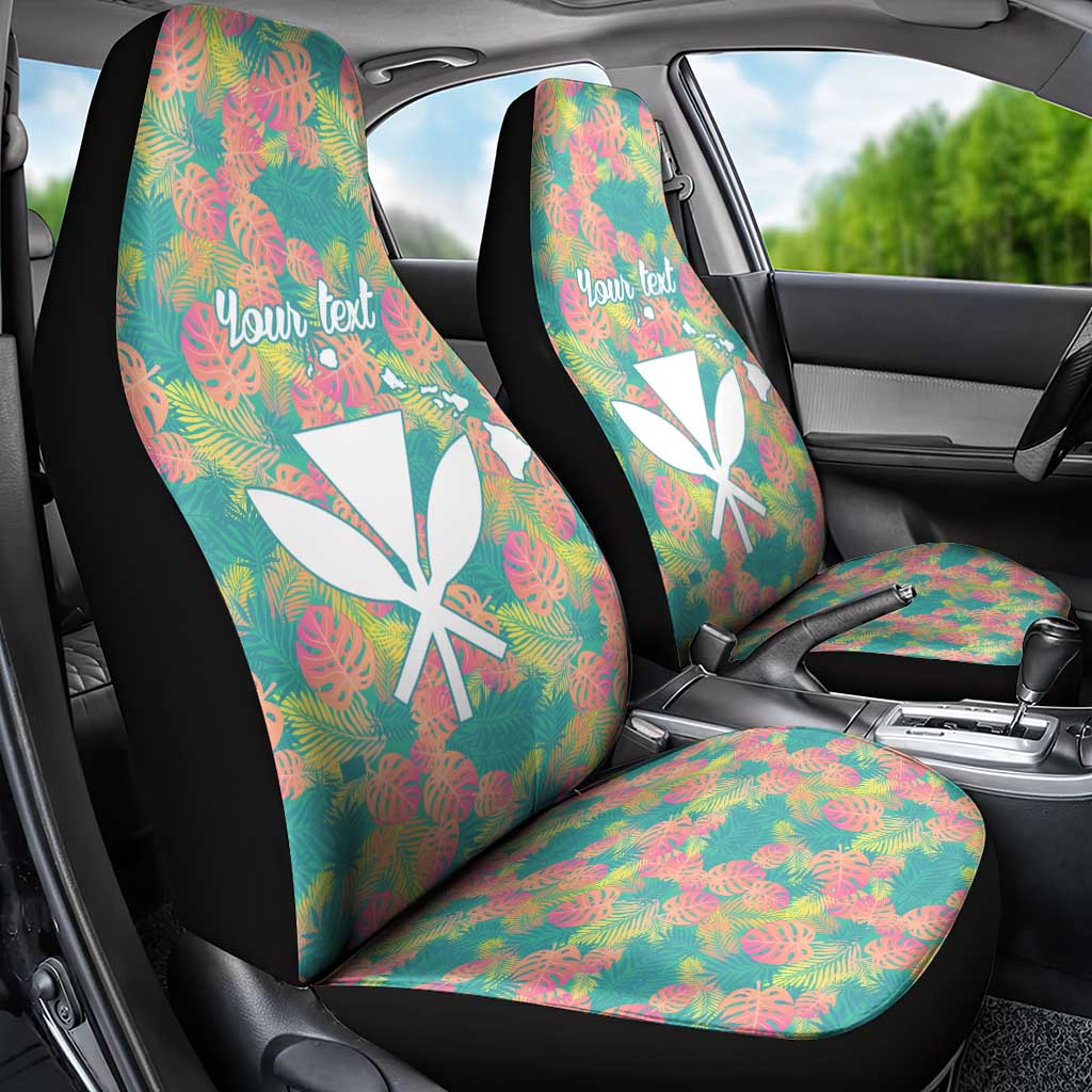 Seamless Hawaiian Quilt Pattern Car Seat Cover Hawaii Culture Palm Leaf Tropical - Polynesian Pride
