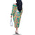 Seamless Hawaiian Quilt Pattern Family Matching Off The Shoulder Long Sleeve Dress and Hawaiian Shirt Hawaii Culture Palm Leaf Tropical - Polynesian Pride