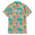 Seamless Hawaiian Quilt Pattern Family Matching Off Shoulder Maxi Dress and Hawaiian Shirt Hawaii Culture Palm Leaf Tropical - Polynesian Pride
