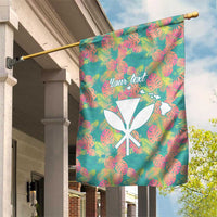 Seamless Hawaiian Quilt Pattern Garden Flag Hawaii Culture Palm Leaf Tropical - Polynesian Pride