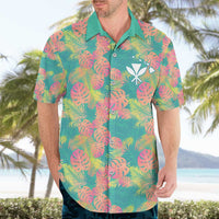 Seamless Hawaiian Quilt Pattern Hawaiian Shirt Hawaii Culture Palm Leaf Tropical - Polynesian Pride