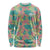 Seamless Hawaiian Quilt Pattern Long Sleeve Shirt Hawaii Culture Palm Leaf Tropical - Polynesian Pride