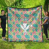 Seamless Hawaiian Quilt Pattern Quilt Hawaii Culture Palm Leaf Tropical - Polynesian Pride