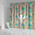 Seamless Hawaiian Quilt Pattern Shower Curtain Hawaii Culture Palm Leaf Tropical - Polynesian Pride