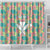 Seamless Hawaiian Quilt Pattern Shower Curtain Hawaii Culture Palm Leaf Tropical - Polynesian Pride