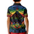 Tonga LGBT Kid Polo Shirt Love Is Love Ngatu Rainbow Water Color LT9 - Polynesian Pride