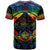 Tonga LGBT T Shirt Love Is Love Ngatu Rainbow Water Color LT9 - Polynesian Pride
