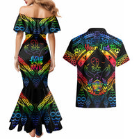 personalised-tonga-lgbt-couples-matching-mermaid-dress-and-hawaiian-shirt-love-is-love-ngatu-rainbow-water-color
