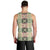 Seamless Pattern Maile and Pikake Lei Men Tank Top Squares Maile Leaf - Polynesian Pride