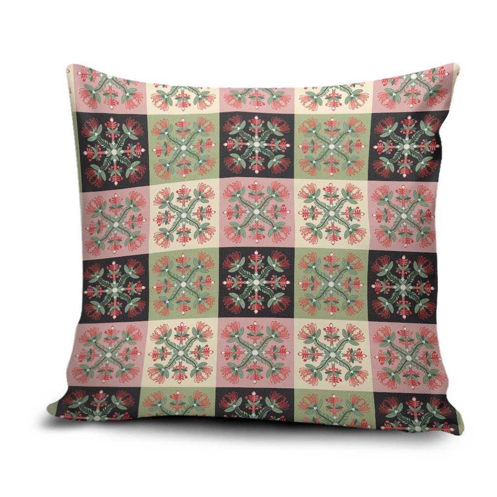 Seamless Pattern Pikake Lei Pillow Cover Floral Squares Pikake - Polynesian Pride