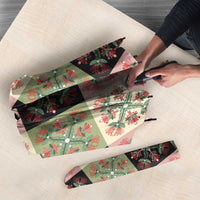 Seamless Pattern Pikake Lei Umbrella Floral Squares Pikake - Polynesian Pride