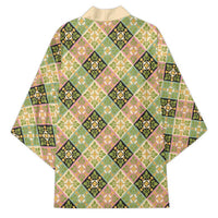 Seamless Pattern Puakenikeni and Kalo Kimono - Polynesian Pride