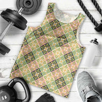 Seamless Pattern Puakenikeni and Kalo Men Tank Top - Polynesian Pride