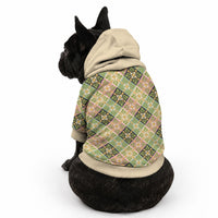 Seamless Pattern Puakenikeni and Kalo Pet Hoodie LT9 - Polynesian Pride
