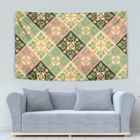 Seamless Pattern Puakenikeni and Kalo Tapestry - Polynesian Pride