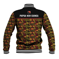 Papua New Guinea Kumuls Baseball Jacket Bird of Paradise Black Version LT9 - Polynesian Pride