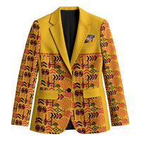 Papua New Guinea Kumuls Blazer Bird of Paradise Gold Version LT9 Unisex Gold - Polynesian Pride