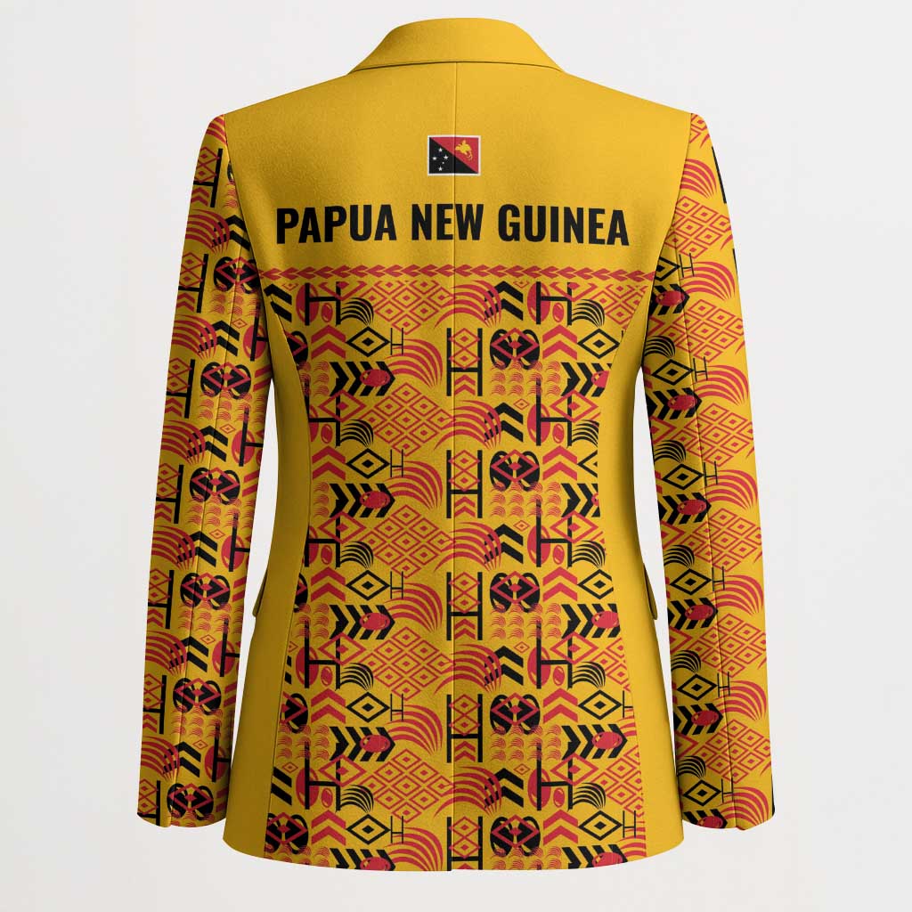 Papua New Guinea Kumuls Blazer Bird of Paradise Gold Version LT9 - Polynesian Pride