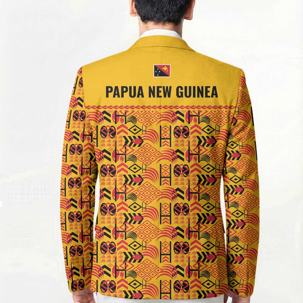 Papua New Guinea Kumuls Blazer Bird of Paradise Gold Version LT9 - Polynesian Pride