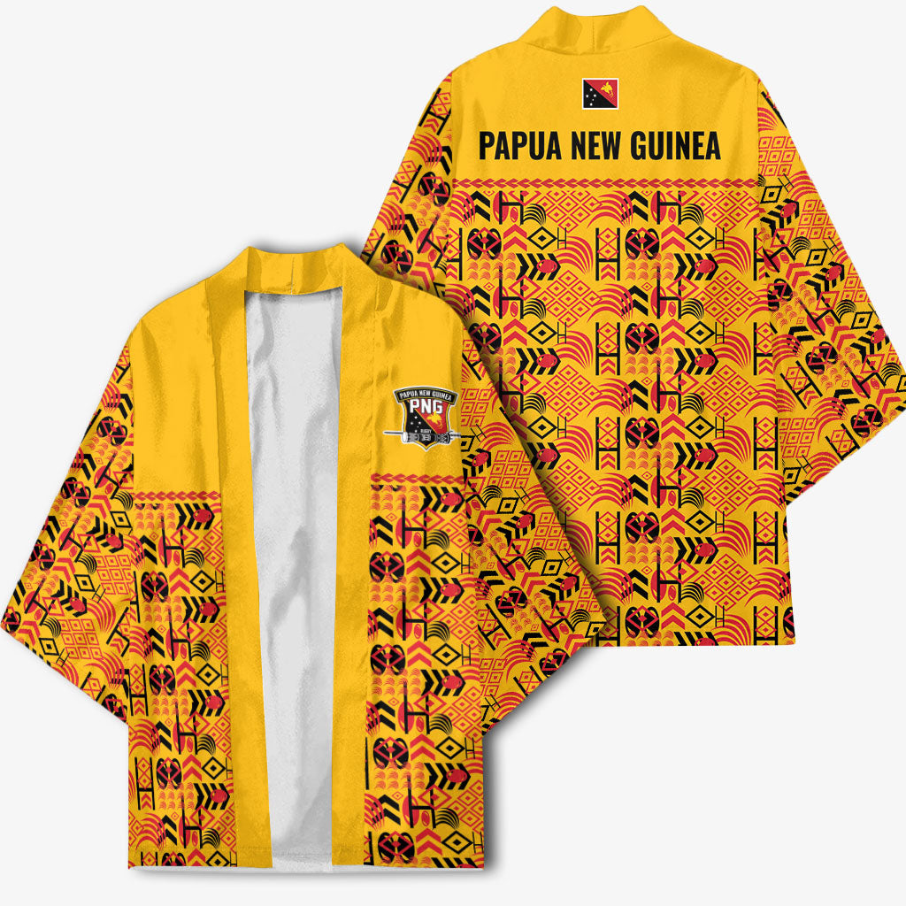 Papua New Guinea Kumuls Kimono Bird of Paradise Gold Version LT9 - Polynesian Pride