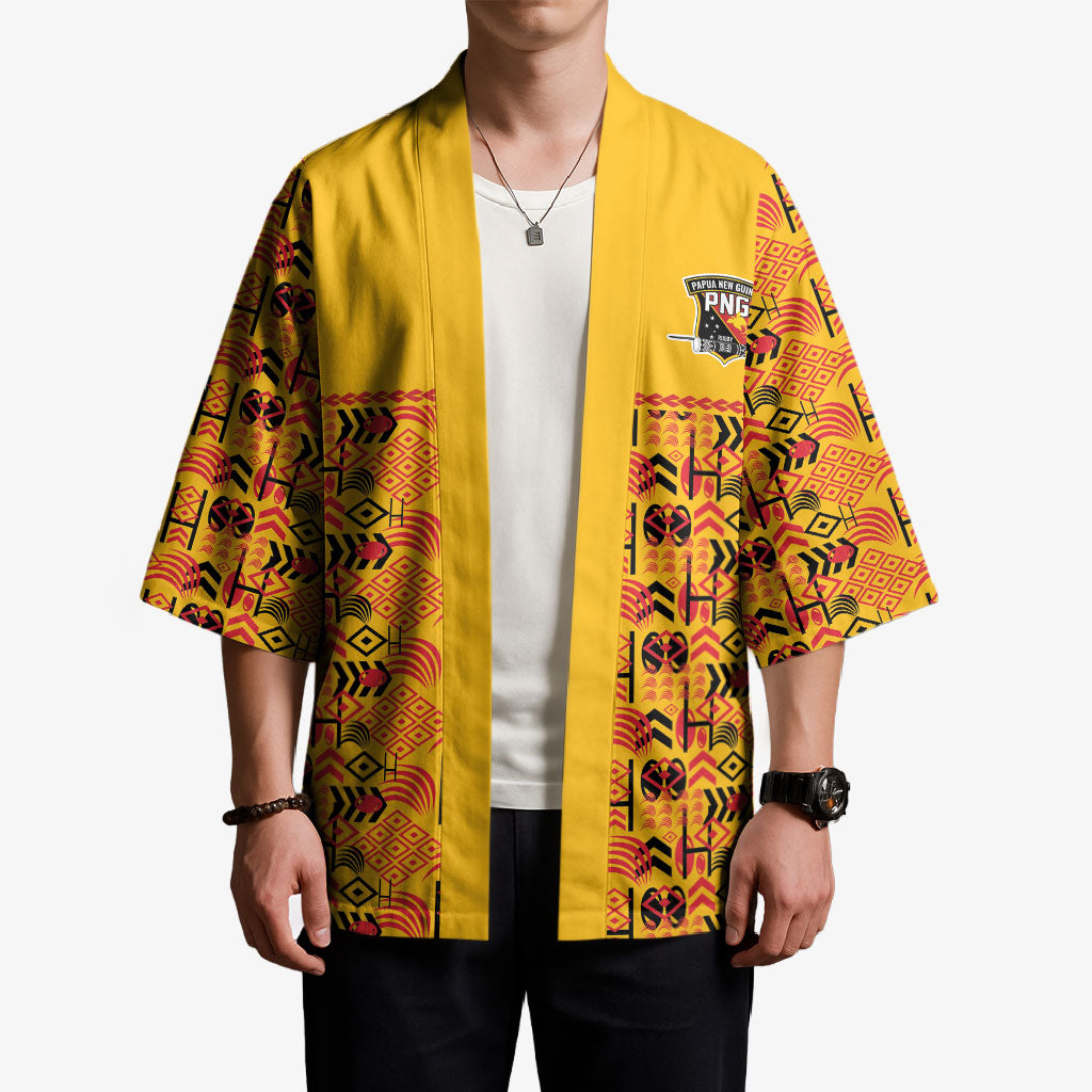 Papua New Guinea Kumuls Kimono Bird of Paradise Gold Version LT9 - Polynesian Pride