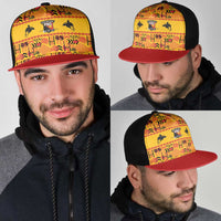 Papua New Guinea Kumuls Mesh Trucker Cap Bird of Paradise Gold Version LT9 - Polynesian Pride