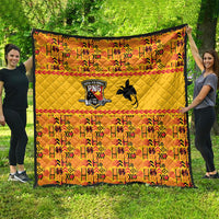 Papua New Guinea Kumuls Quilt Bird of Paradise Gold Version LT9 - Polynesian Pride