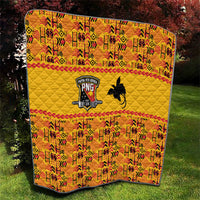Papua New Guinea Kumuls Quilt Bird of Paradise Gold Version LT9 - Polynesian Pride