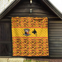 Papua New Guinea Kumuls Quilt Bird of Paradise Gold Version LT9 - Polynesian Pride