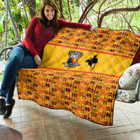 Papua New Guinea Kumuls Quilt Bird of Paradise Gold Version LT9 - Polynesian Pride